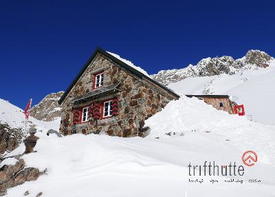 Trifthütte im Winter