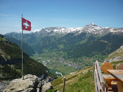 Blick auf Grindelwald